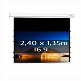 Ecran de Projection pour Vidéo Projecteur avec 1 Trépied Réglable 145*45